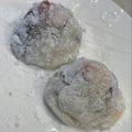 豆カレー's cooksnap of when they made 切り餅でつくる…いちご大福♪.
