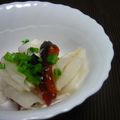 mipporinn's cooksnap of when they made 塩麹マジックｄｅ蕪と干し柿の和え物.