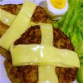 うめたむ's cooksnap of when they made チーズハンバーグ♡.