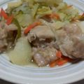 はるはるりん's cooksnap of when they made 野菜たっぷり塩麹鶏の蒸し鍋（フライパン）.