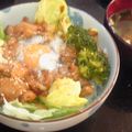 ミズホ@M's cooksnap of when they made 鶏の照り焼き丼.