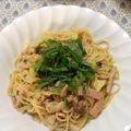 とうふっこ's cooksnap of when they made たっぷりきのこの和風スパ*レモン風味.