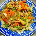 ちゃー2's cooksnap of when they made 野菜たっぷり☆しょうが焼き.