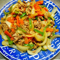 ちゃー2's cooksnap of when they made 野菜たっぷり☆しょうが焼き.