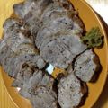 かな☆'s cooksnap of when they made 簡単☆圧力鍋で茹で豚～さっぱりワサビで～.