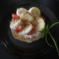 スタイリッシュママ's cooksnap of when they made トマトとバナナの塩ミルキートースト.