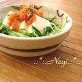 矢切のねぎちゃん's cooksnap of when they made 簡単★豆苗豆腐キムチサラダ.