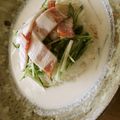iketa's cooksnap of when they made 簡単ごはん！水菜と生ハムのお茶漬.
