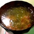 Bume's cooksnap of when they made おぼろ昆布と梅干で超～簡単お吸い物☆.