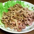 sweetbox25's cooksnap of when they made セロリと豚小間の香り焼き.