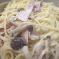 ｙｕ520's cooksnap of when they made ボウルで簡単♪きのこチーズクリームパスタ.