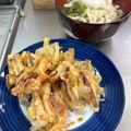 ミアンミアン's cooksnap of when they made ❋さつま芋と玉葱のかき揚げ❋.