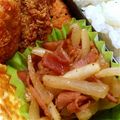 あずまじろ's cooksnap of when they made お弁当に！大根とベーコン炒め.