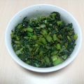 dkkery's cooksnap of when they made だいこんの葉のごまいため　節約.