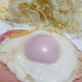 ﾋﾟﾛﾐ♡'s cooksnap of when they made 濃厚卵白のプリップリッ　ハムエッグ.
