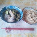口福さん♪'s cooksnap of when they made 鯖缶de冷汁風つけめん.