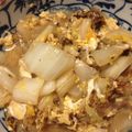 まきＡ's cooksnap of when they made ■超簡単健康！白菜おかかの卵とじ■.