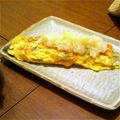 tatukuri's cooksnap of when they made 桜海老と三つ葉の卵焼き♪.