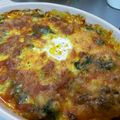 cocomiyaco's cooksnap of when they made 玉子とほうれん草のミートグラタン.