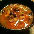 acoito's cooksnap of when they made トマトジュースでミネストローネ風.