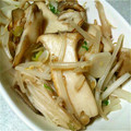 柚子☆檸檬's cooksnap of when they made もやしときのこのバター炒め.