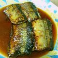 やゆみ's cooksnap of when they made サンマの　かば焼き　魚嫌いな子供でもOK.