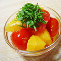 kuikomi's cooksnap of when they made トマト♡♥オレンジのさっぱり和え.