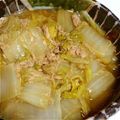 チーパまま's cooksnap of when they made 我が家の定番☆簡単☆白菜と豚の煮びたし.