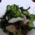 コタコジママ's cooksnap of when they made たこときゅうりの酢のもの.
