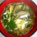 チェビス's cooksnap of when they made ほうれん草のかき卵すまし汁.