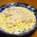 りたに's cooksnap of when they made レンジで簡単　クリームパスタ＊.