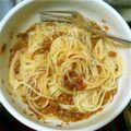 ru3e's cooksnap of when they made 驚愕！納豆スパゲティ.
