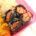くーこぷ's cooksnap of when they made ♪:*お弁当に！いんげんと人参の海苔巻き.