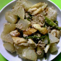 lixiu's cooksnap of when they made 大根とちくわの煮物.
