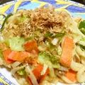 りえぶーん's cooksnap of when they made 決めては塩麹！の焼きうどん.