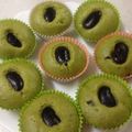 ピッコロ5's cooksnap of when they made ホットケーキミックスde抹茶金時蒸しパン.
