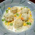 もっちママさん's cooksnap of when they made きのこと鶏だんごのクリーム煮.