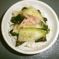 白いぐれーぷ's cooksnap of when they made ■簡単■きゅうり大好き♪かっぱ丼.