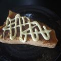 スタイリッシュママ's cooksnap of when they made 肉味噌☆はちみつ☆マヨトースト.