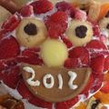 yunatan1211's cooksnap of when they made 苺たっぷりエルモの誕生日ケーキ.