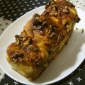 ぱむこる's cooksnap of when they made キャラメルマーブル食パン.