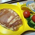 てぱてぱ's cooksnap of when they made 一人暮らしのパンケーキ.