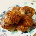 PEONYTREE's cooksnap of when they made ☆里芋蓮根豆腐だんごの甘辛炒め☆.