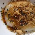 まぃたま's cooksnap of when they made うま～っ❤❤黒蜜＆ごま＆きなこ餅.