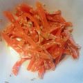 かぴーな's cooksnap of when they made ★人参のｺﾞﾏ味噌ﾏﾖ酢和え★.