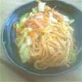 ﾓﾓ姫's cooksnap of when they made ソース焼きそば！めんつゆでまろやかに♪.