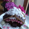 りりり♪'s cooksnap of when they made HB使用のケーキで♪お菓子の家。.