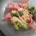 monana0327's cooksnap of when they made 菜の花と生ハムのパスタ.