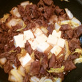 ○chiii○'s cooksnap of when they made 牛すき焼き風ささっと白菜鍋.