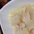 BorForras's cooksnap of when they made 塩麹♡大根と鶏胸肉の煮物.